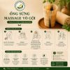 ỐNG SỪNG MASSAGE VÒ GỘI GIẢM ĐAU ĐẦU LƯU THÔNG KHÍ HUYẾT DƯỠNG SINH ĐÔNG Y
